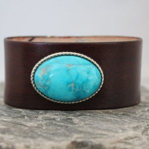 Hand Dyed Leather Bracelet